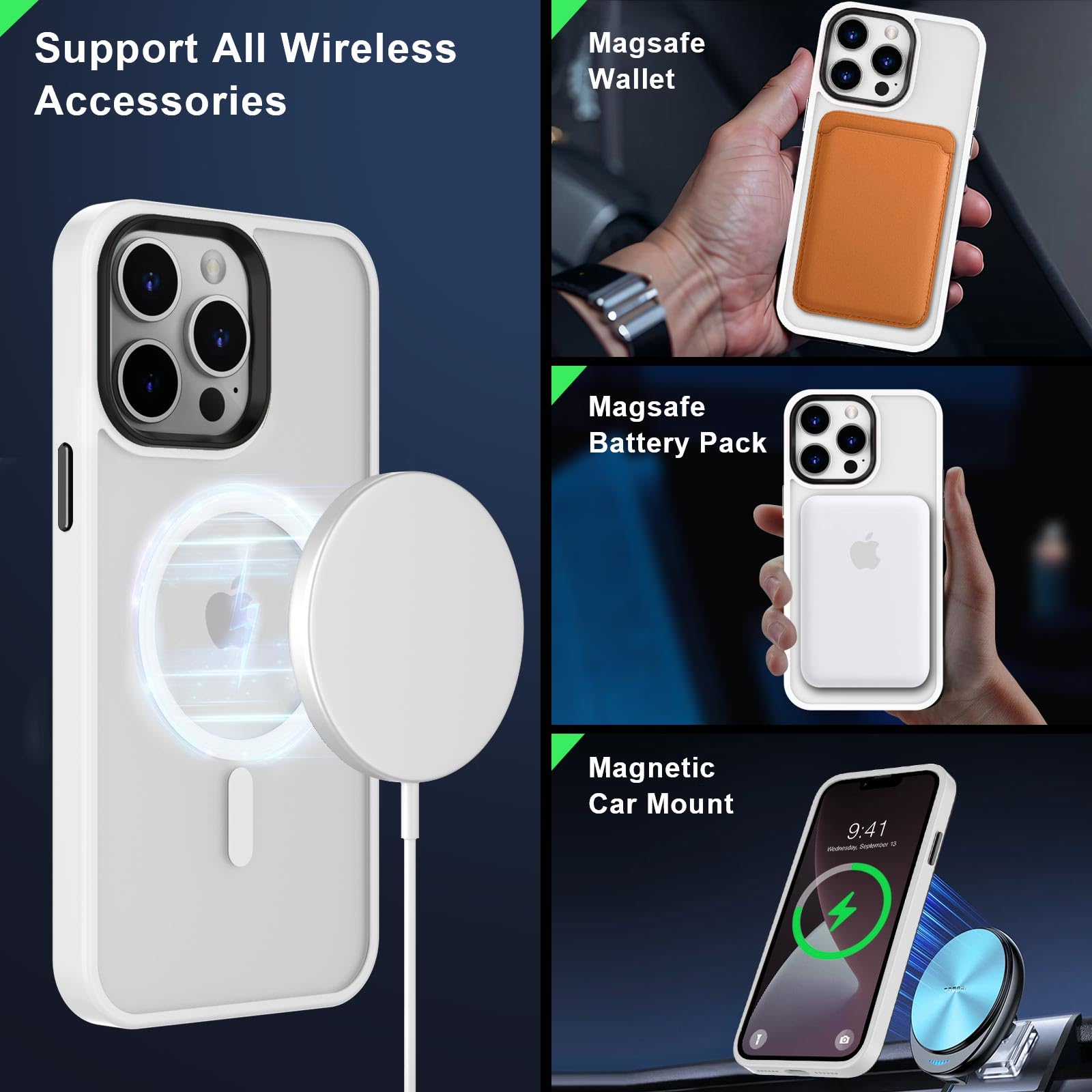 Amazon.com: MOCCA Strong Magnetic for iPhone 13 Pro Max Case