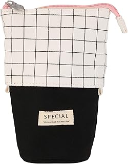 Supporto Del Basamento Pencil - Tela Telescopica Penna Caso Del Fumetto Sveglio Bello Animal Pouch Cosmetic Bag Cancelleria Dell'organizzatore Di Sicurezza Con Chiusura A Cerniera (E)