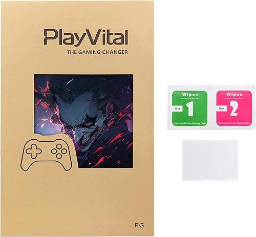 Miniatura 7 de PlayVital Juego de 2 calcomanías protectoras para ROG Ally, calcomanías personalizadas de vinilo para consola de juegos portátil ROG Ally, payaso