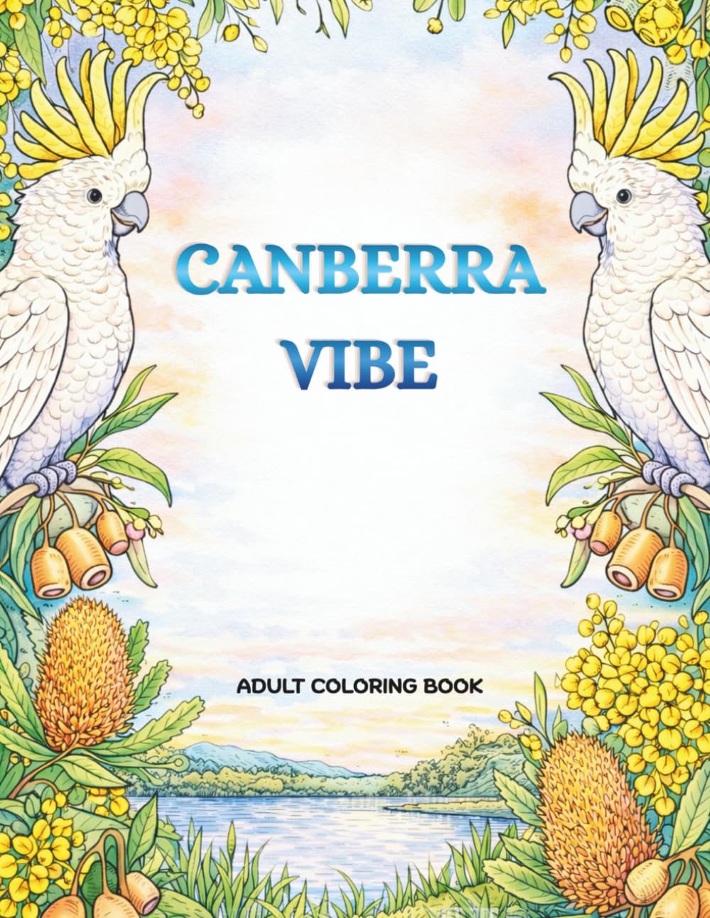 Canberra Vibe Adult Coloring Book