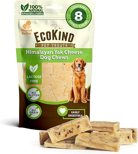 Miniatura 21 de EcoKind - Masticables para perros, queso de yak del Himalaya, golosinas naturales de primera calidad para perros, de larga duración, fácilmente