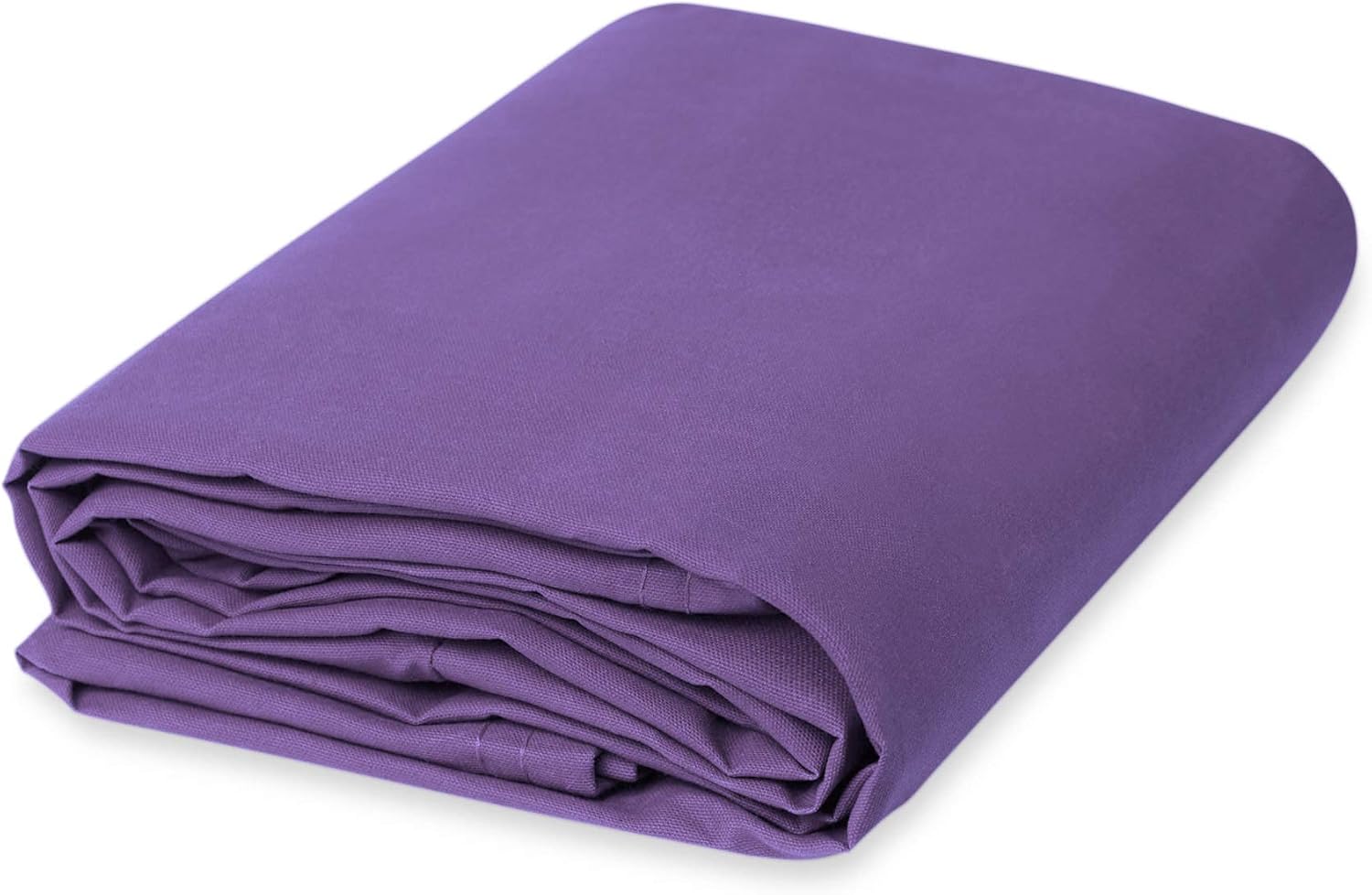 CCS Cotton Canvas Fabric (10oz) – Heavy Duty Duck Cloth for Apparel, Bags, Upholstery, Crafts & Decor – Reusable & Washable Cotton Canvas Bolt (5-Yard, Sheet Lilac)