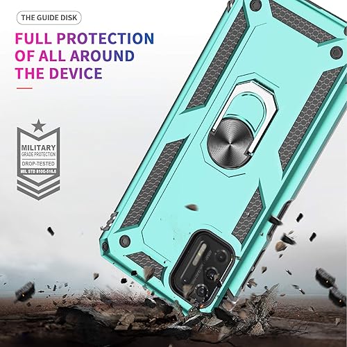 Miniatura 7 de LeYi Funda para teléfono Moto G Stylus, Motorola Moto G Stylus 2021 con 2 protectores de pantalla de vidrio templado, funda de teléfono de grado