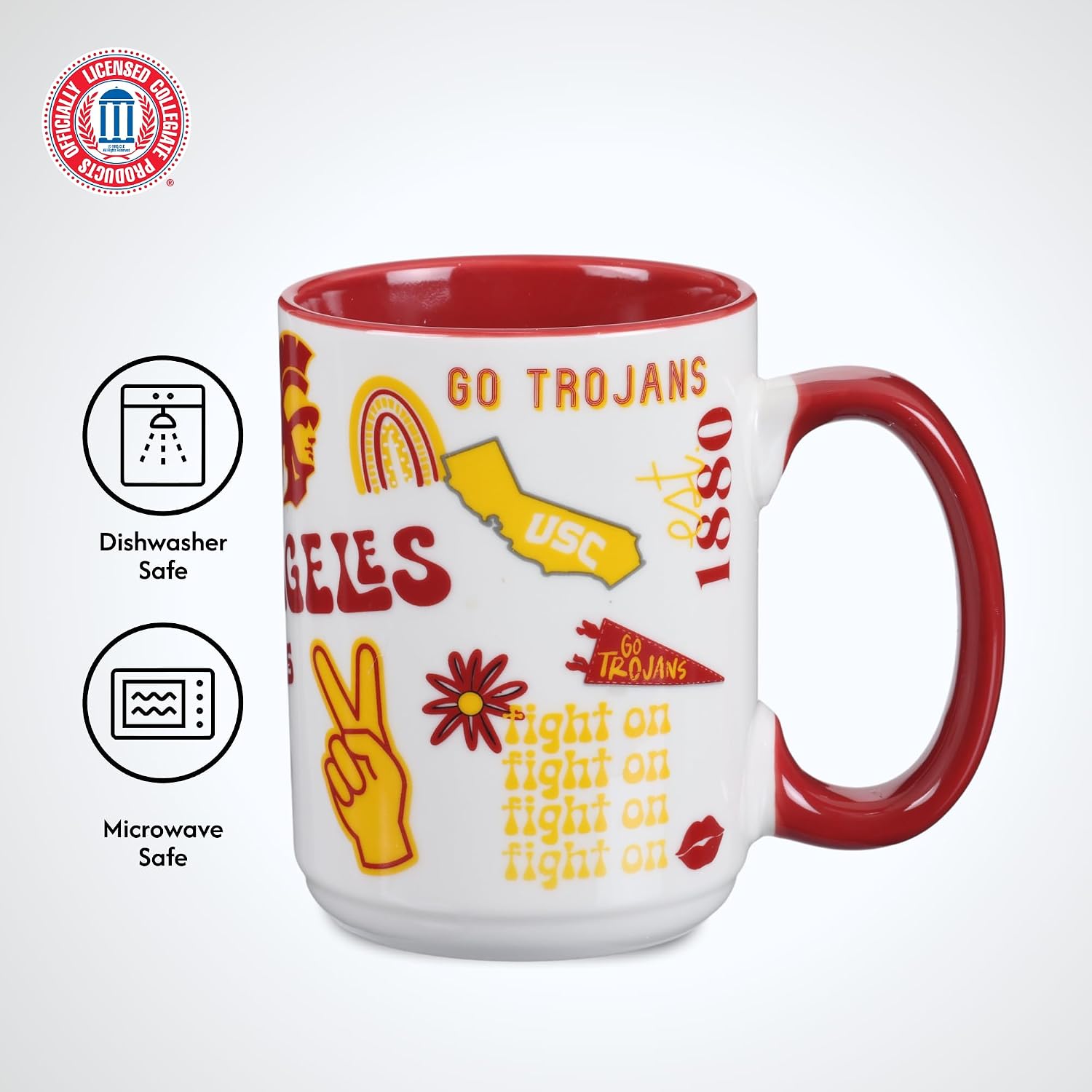 The Memory Company | Licensed NCAA 15oz Wood Handle Mug