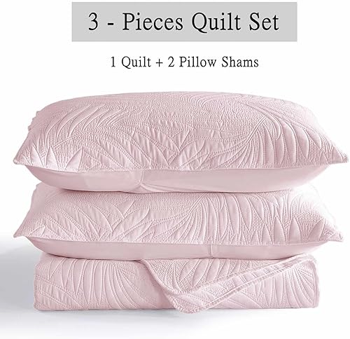 Miniatura 7 de Boryard Juego de edredones de 3 piezas, tamaño Queen, ligero, suave, tamaño matrimonial (90 x 90 pulgadas) con 2 fundas de almohada (20 x 26