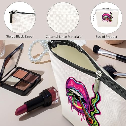 Miniatura 5 de Divertida bolsa de maquillaje de hierbas, accesorios para malas hierbas, decoración de hojas verdes, regalo para amantes de la hierba, humor,