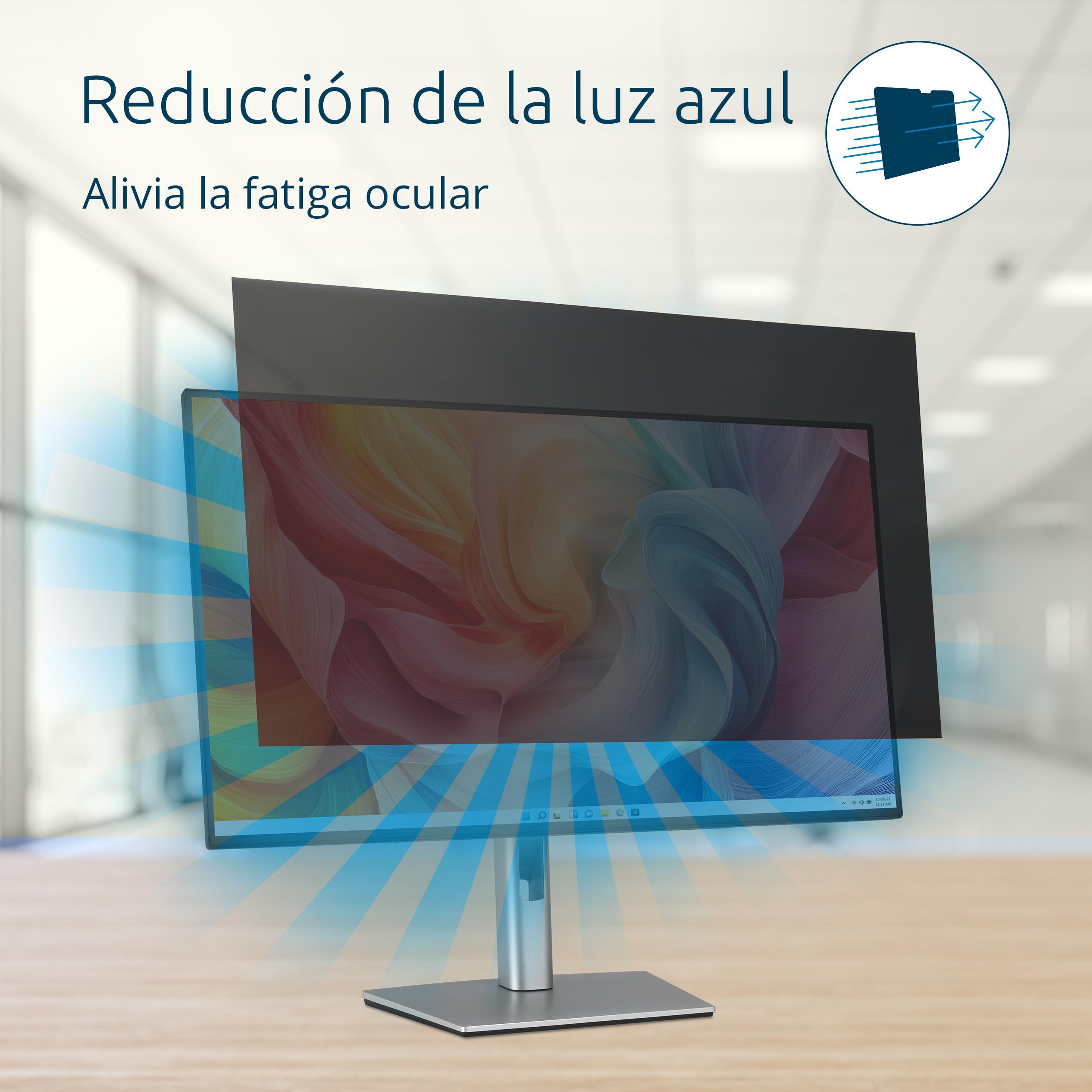 Filtro de privacidad para portátil Kensington de alta claridad de 13,3 pulgadas 16:10, bloqueo de luz azul, antirreflejo, antiarañazos, compatible con portátiles ASUS HP Lenovo ACER Dell