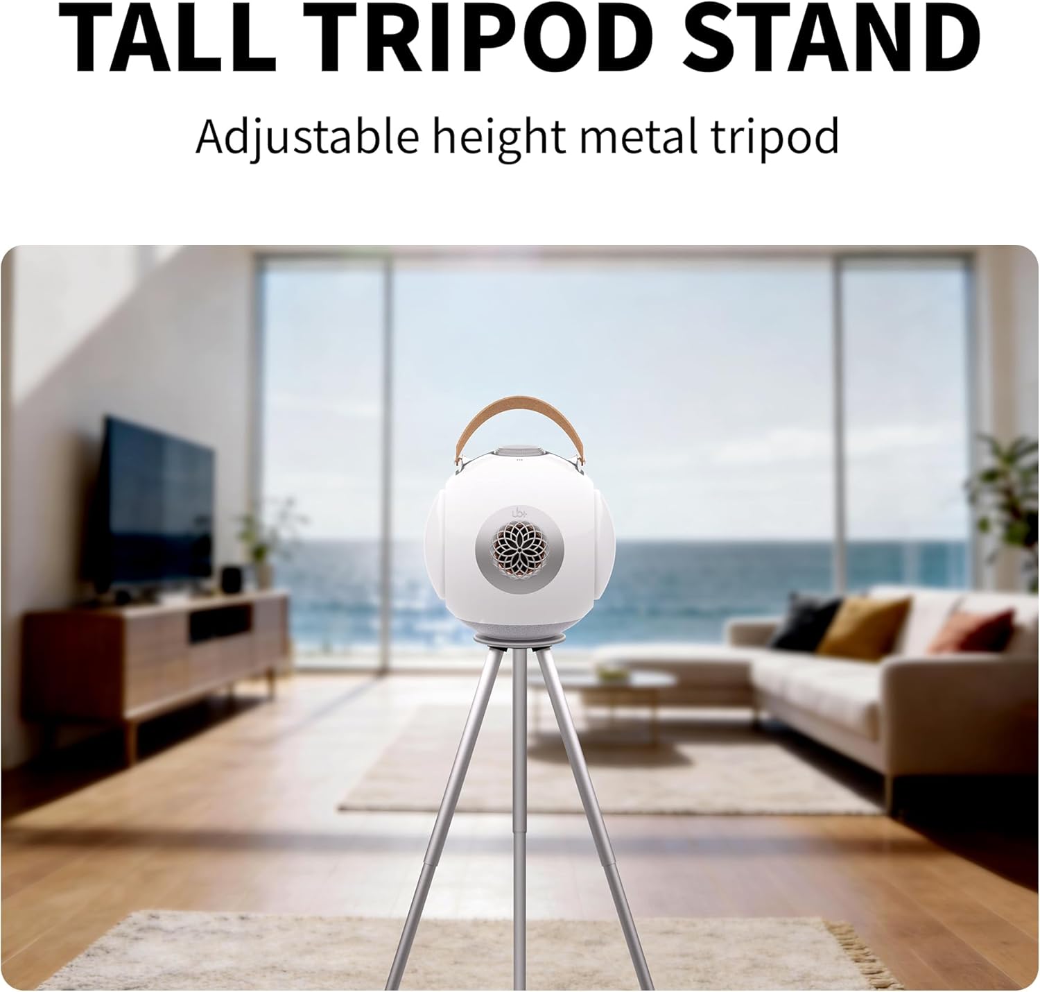 UB+ dB1 Double Bass Bluetooth Speaker | 40W Powerful Hi-Fi Sound with Extreme Deep Bass, 20H Playtime, IPX5 Waterproof & TWS (Glossy White) - Premium Bass Boost Technology (Tripod Not Included) - Image 7