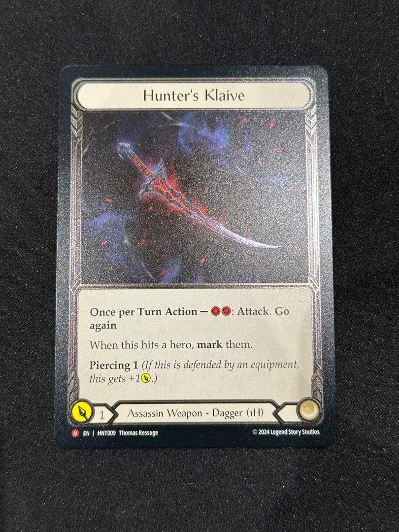 Hunter's Klaive / 狩人のクレイヴ　cold foil 狩人のクレイヴ/Hunter's Klaive 日版 NF2枚 The Hunted,Cold