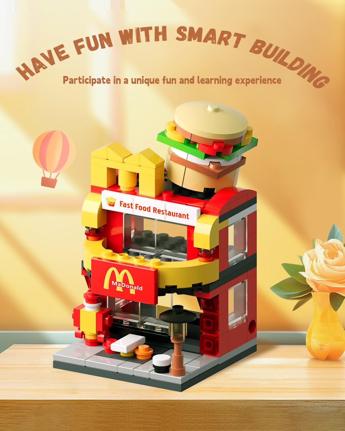 Lego Mcdonalds Inside LEGO McDonald's Restaurant Building Set