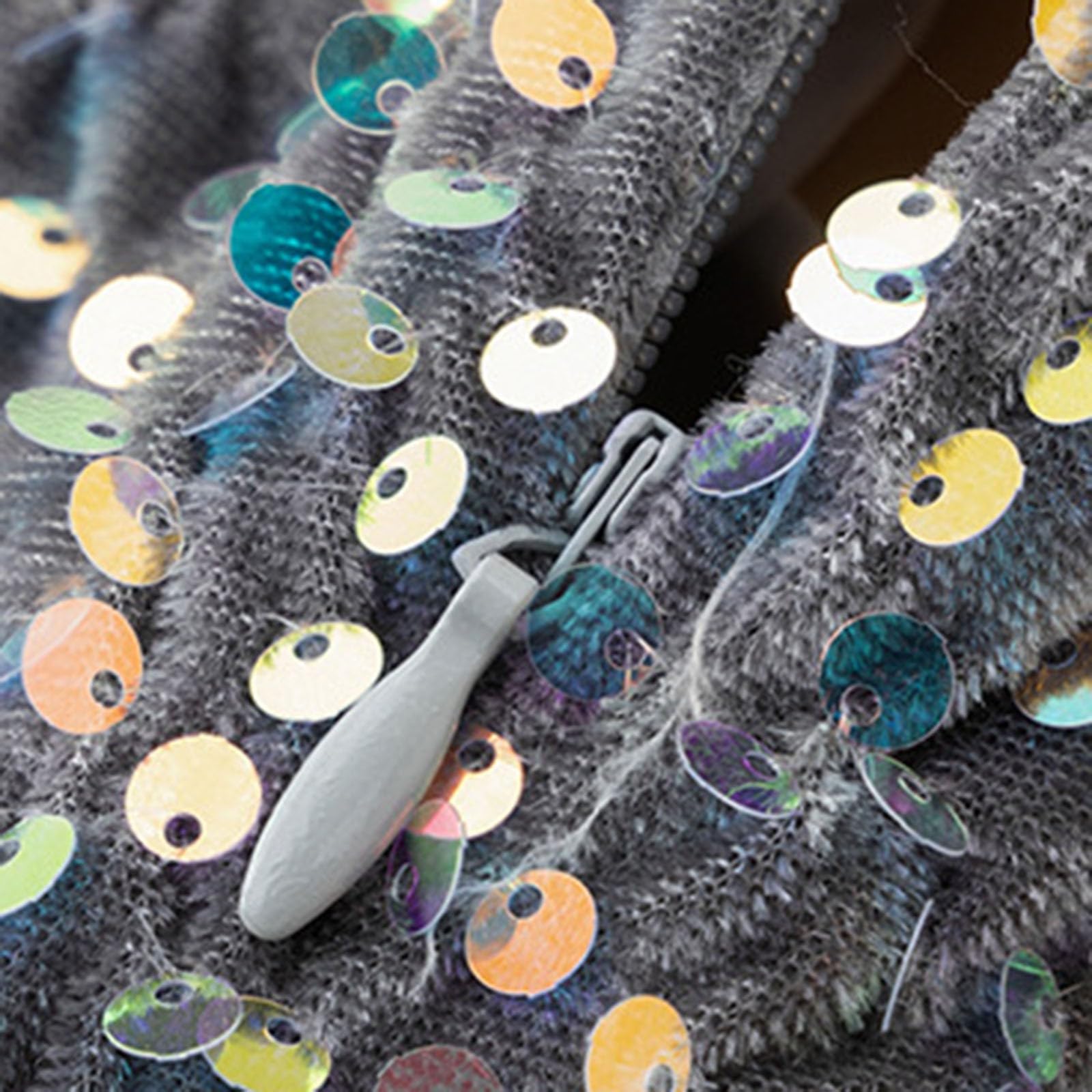 Générique Abito elegante con paillettes a maniche lunghe per ragazze sovrapposizione bambino vestito principessa sera cerimonia spettacolo
