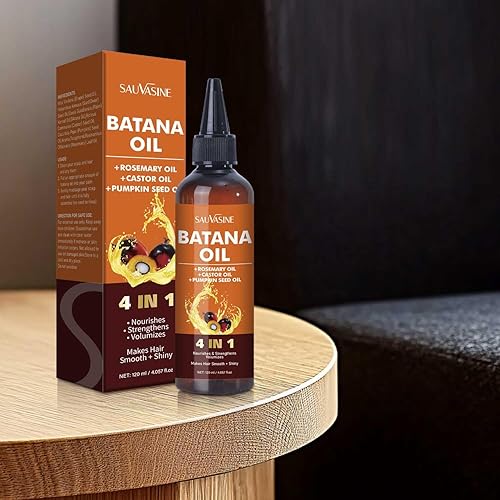 Miniatura 8 de Aceite de batana orgánico para el crecimiento del cabello Batana 4 en 1 de Honduras con romero, semillas de calabaza, aceite de ricino nutrición