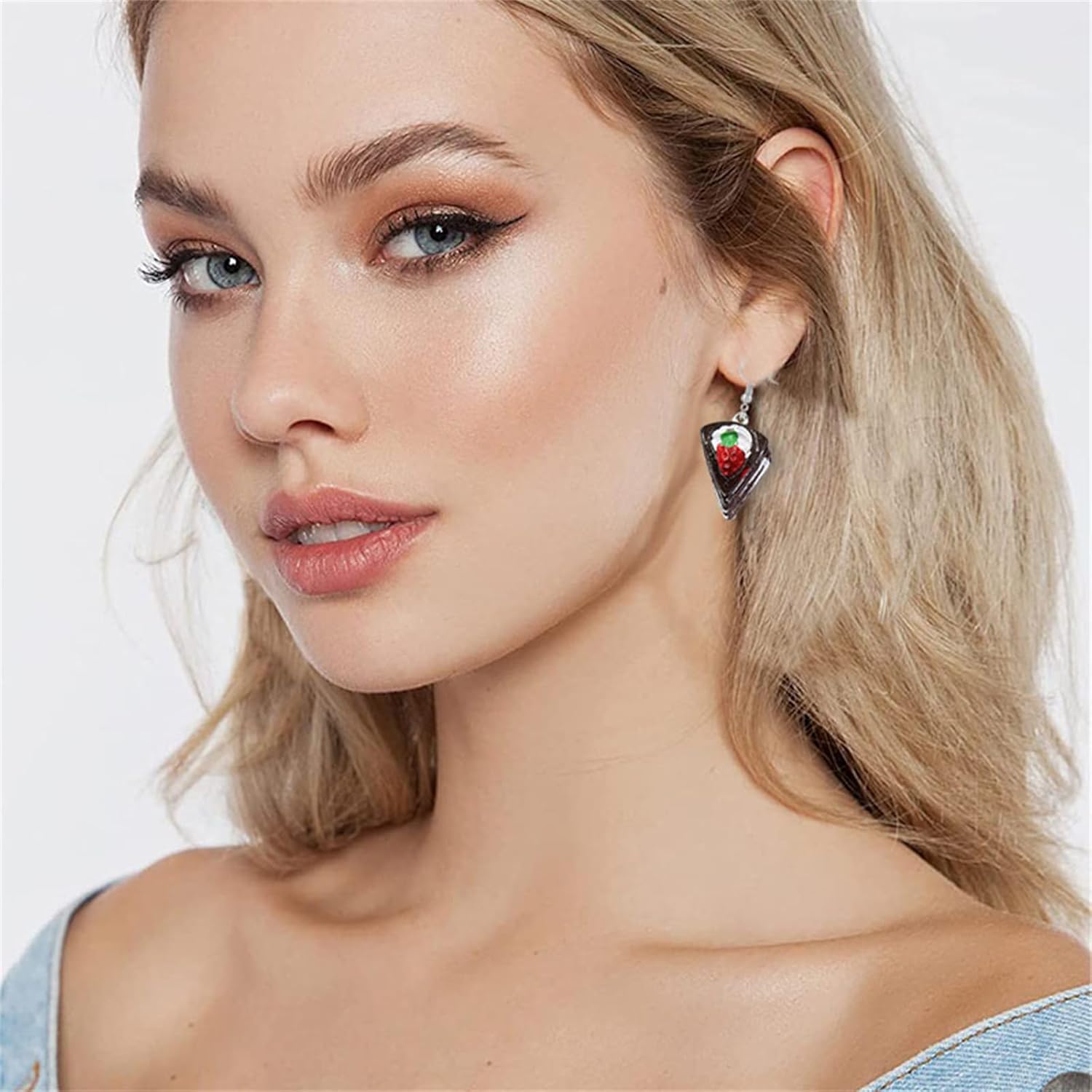 3D 6 Pairs Food Earrings Set for Women Creative Resin Simulation Bread cake Drop Earrings Handmade Funny Kawaii Chic Donut Statement Dangle Earrings Jewelry Gifts - Image 2