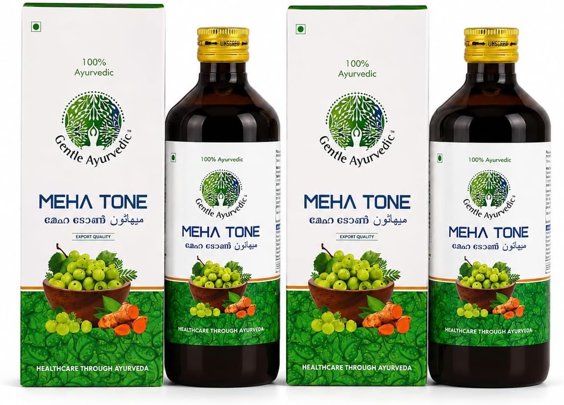 Meha Tone Value Pack, 900ml (450ml x 2 Bottles), Amla, Guduchi, Turmeric and Jamun, Improves Digestion