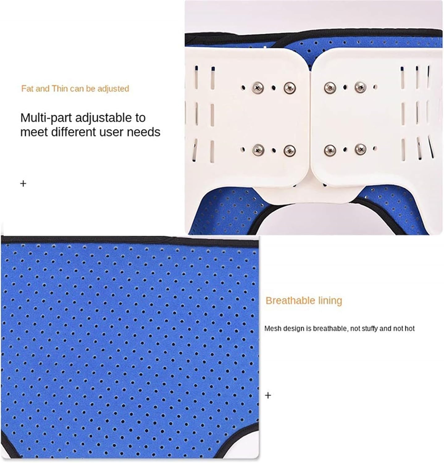 Knee Support Brace for Hip Fracture Rehabilitation - Orthosis with Walking Boots for Ankle and Foot Support