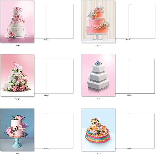 Miniatura 8 de The Best Card Company - Juego de 36 tarjetas de notas en blanco surtidas de 4 x 5.12 pulgadas con sobres (36 diseños, 1 cada uno) Paquete variado de