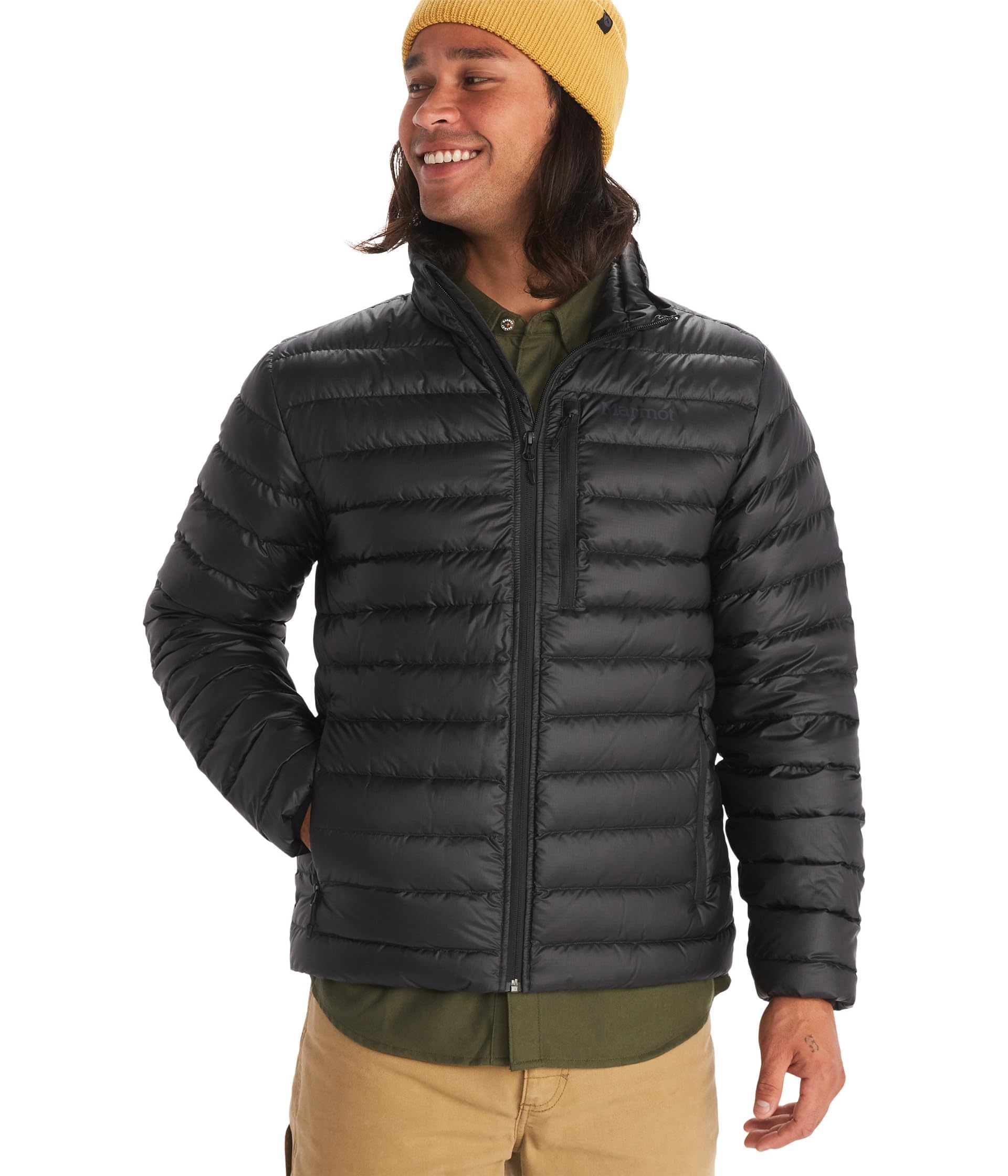Marmot Herren Highlander Jacket Leichte Daunenjacke, warme Winterjacke, wasserabweisende Steppjacke, winddichte Funktionsjacke, klein packbare Outdoorjacke (1er Pack)