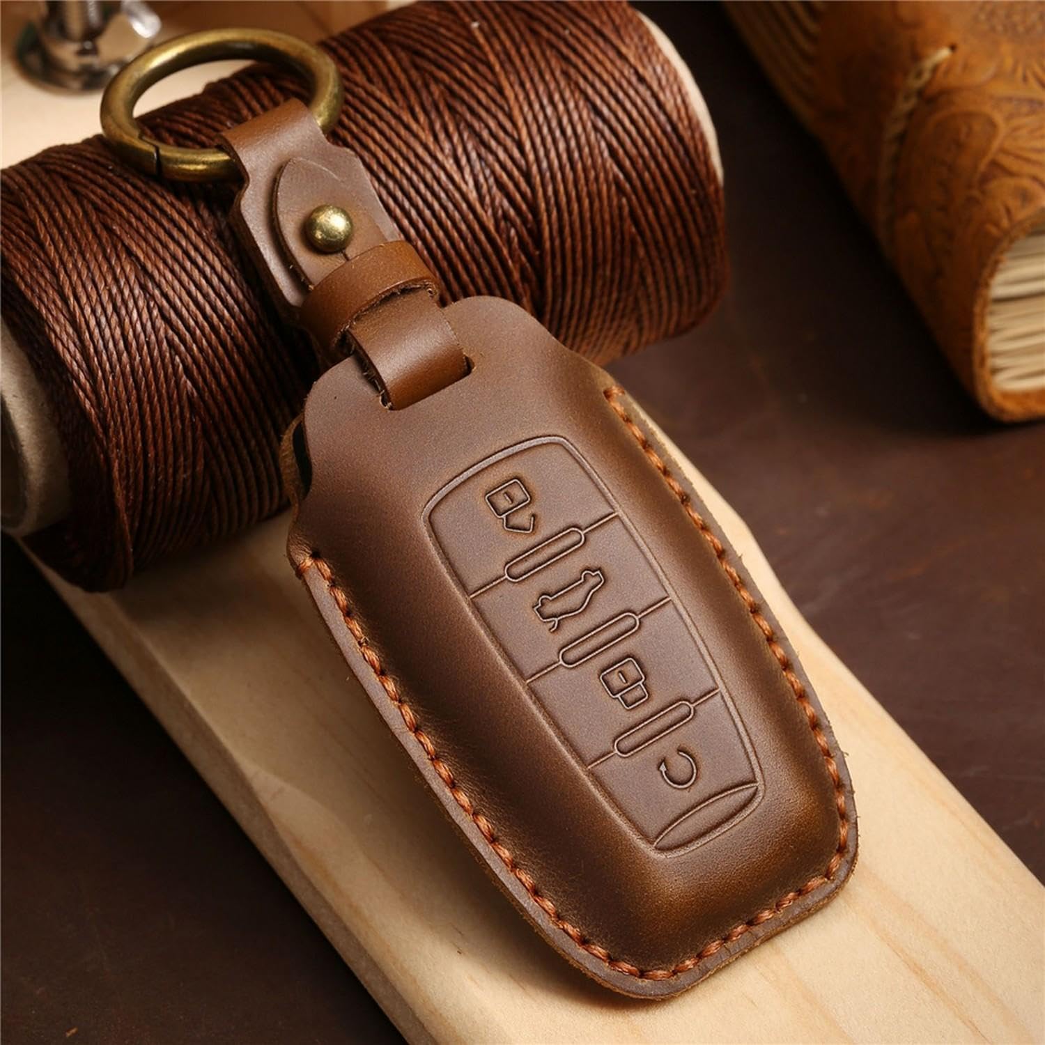 Étui Smart Remote Key Cover en cuir pour Haval Hover H6 F7, idéal trajets quotidiens