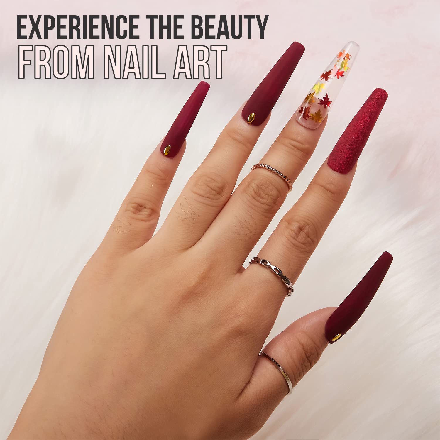 Makartt Gel Nail Polish Kit 6 Colors, Winter Wine Red Purple Pink Soak Off Gel Polish Set 10ml Dark Nail Polish For Nail Art Salon DIY at Home, Gift for New Year Christmas Holiday : Beauty & Personal Care