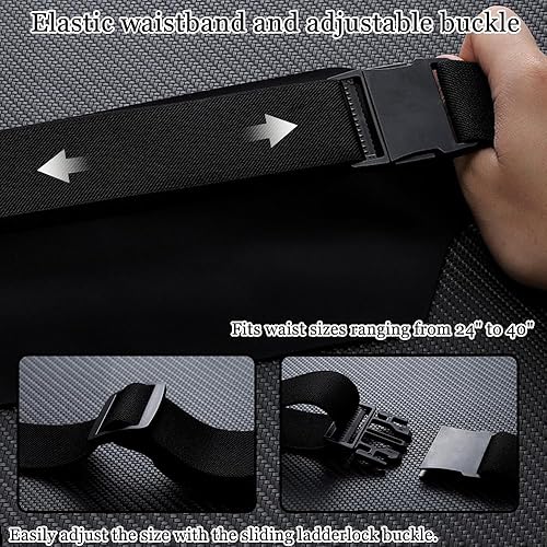 Miniatura 4 de Cinturones de correr ultrafinos para mujeres y hombres, absorbente de sudor, impermeable, soporte para teléfono, bolsa elástica ajustable para