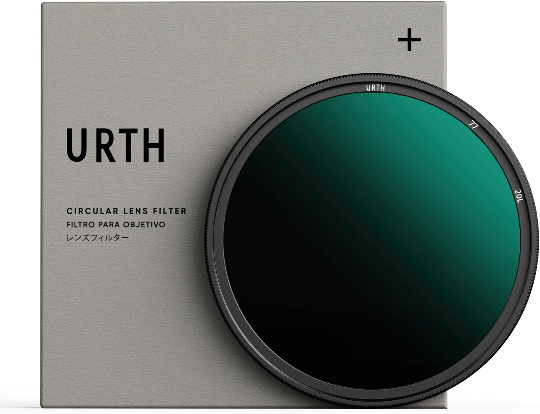 Urth77mm ND1000 (10 Stop) Lens Filter (Plus+) - 20-Layer Nano-Coated, Ultra-Slim Neutral Density Camera Lens Exposure Filter