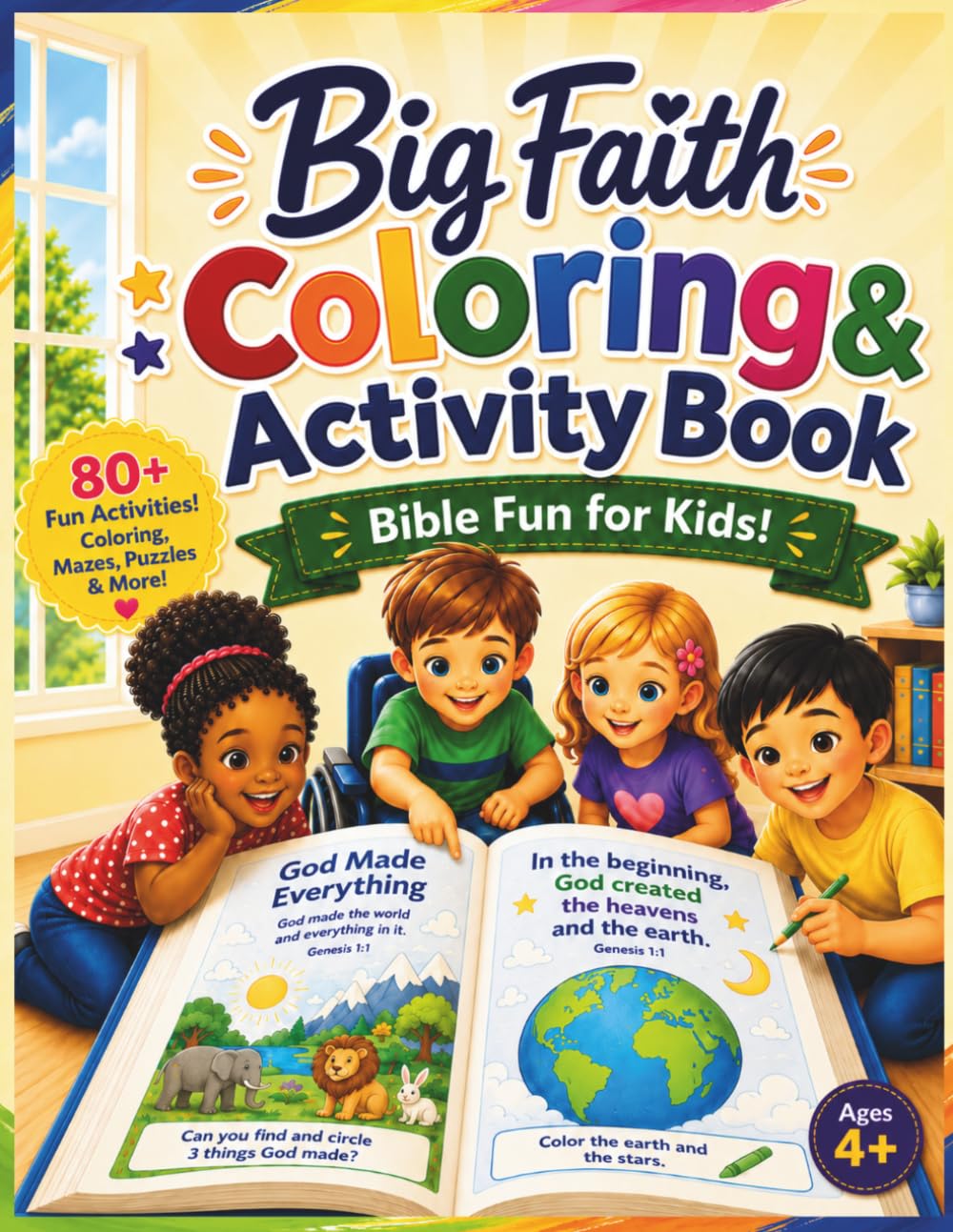 Big Faith Coloring and Activity Book: Faith-Based Fun for Boys and Girls