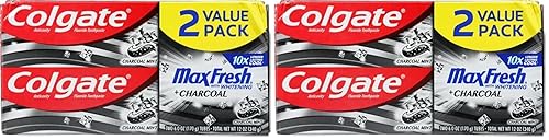 Miniatura 2 de Colgate Max Fresh Pasta de dientes + carbón, carbón y menta (6 onzas, paquete de 2)
