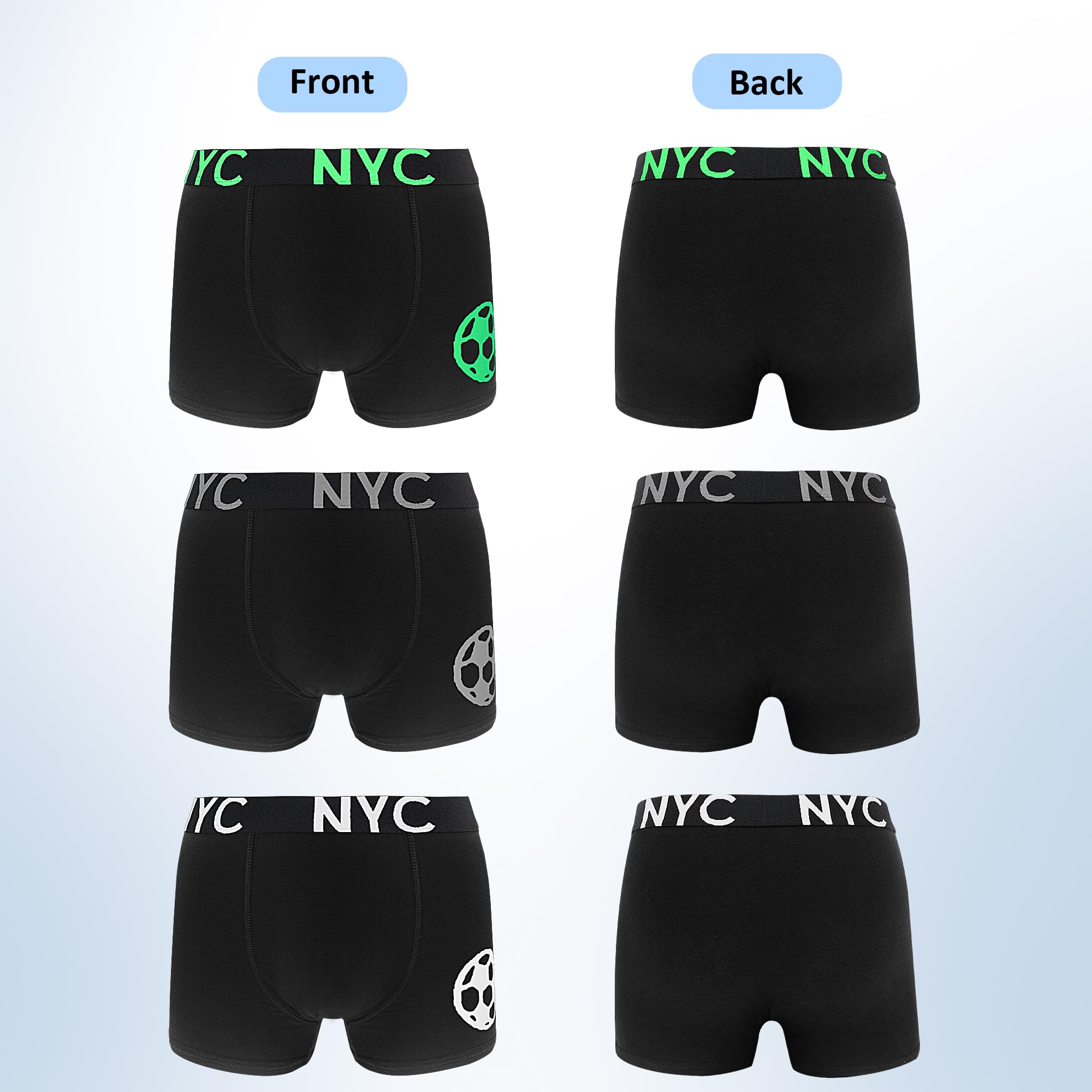 Uizuooy 6/12er Pack Unterhosen Jungen Boxershorts Kinder Boxershorts Jungen aus Baumwolle