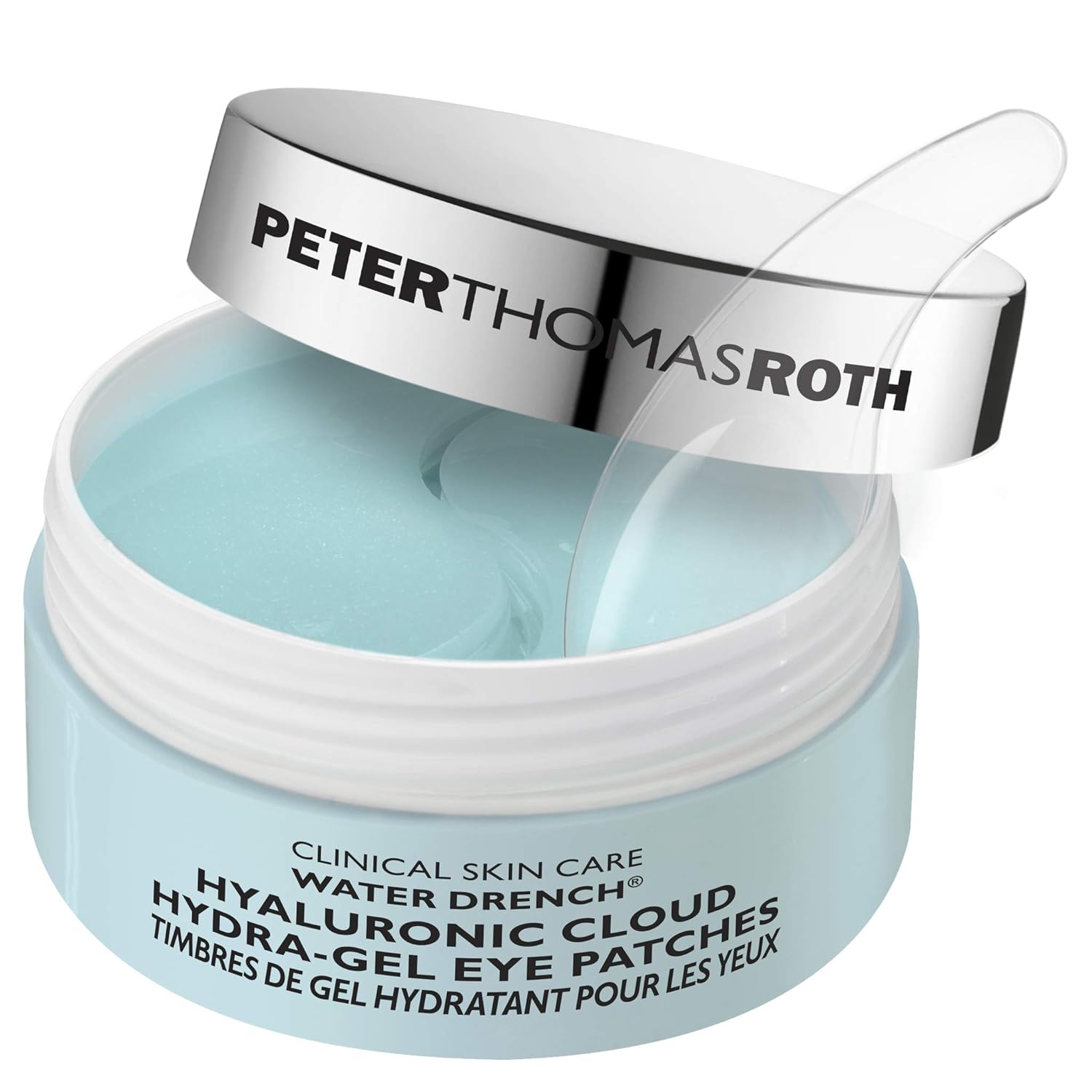 Peter Thomas Roth | Water Drench Hyaluronic Cloud Hydra-Gel Eye Patches | Hyaluronic Acid Under-Eye Patches for Fine Lines, Wrinkles and Puffiness : Beauty & Personal Care