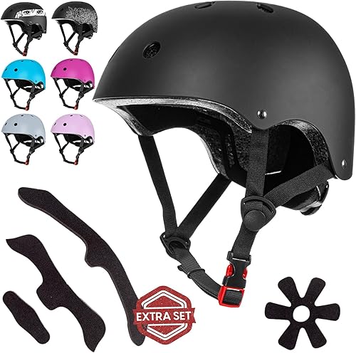 Miniatura 1 de MhIL Cascos de bicicleta para adultos y niños para hombres y mujeres, casco para niños y niñas, cascos de bicicleta para niños de 5 a 8 años, 8 a 14