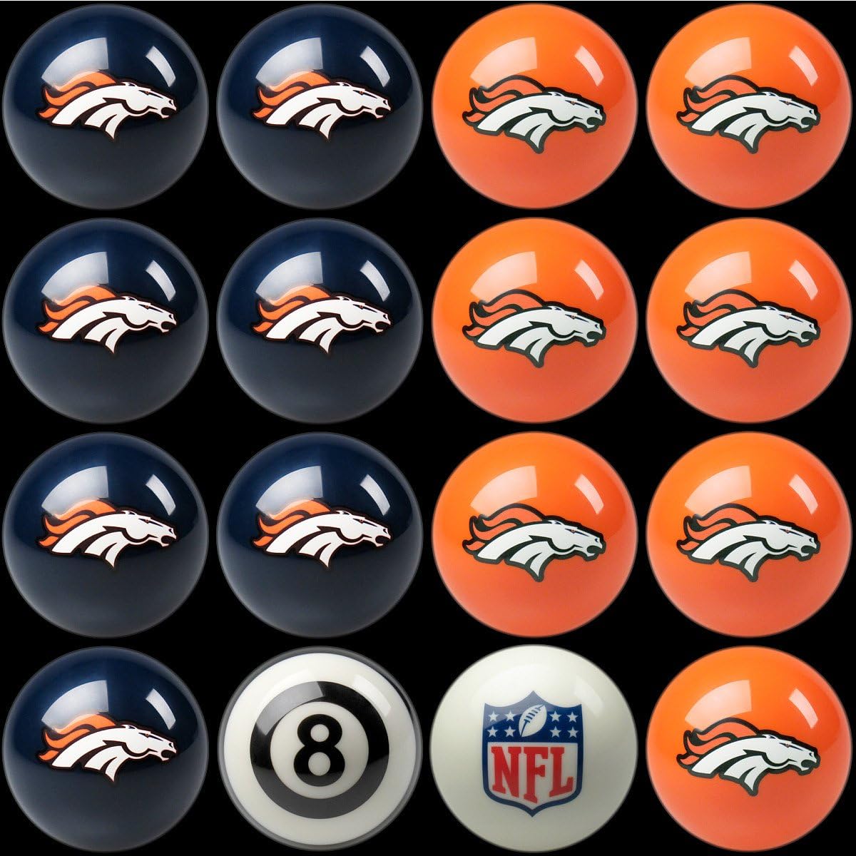 Imperial Officially Licensed NFL Home vs. Away Team Billiard/Pool Balls, Complete 16 Ball Set