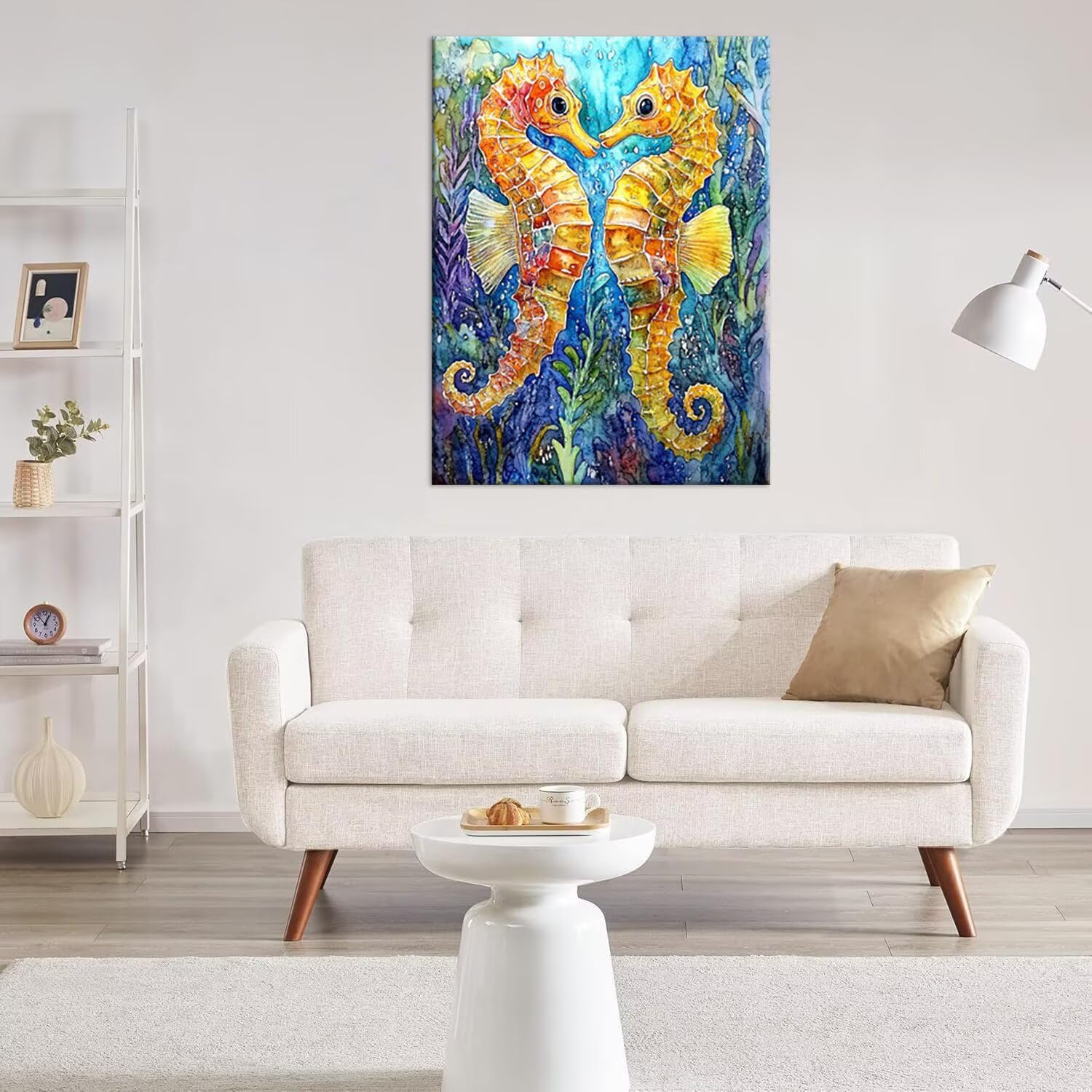 Hyupuanj Seahorse Ocean zestaw do malowania diamentami dla dorosłych