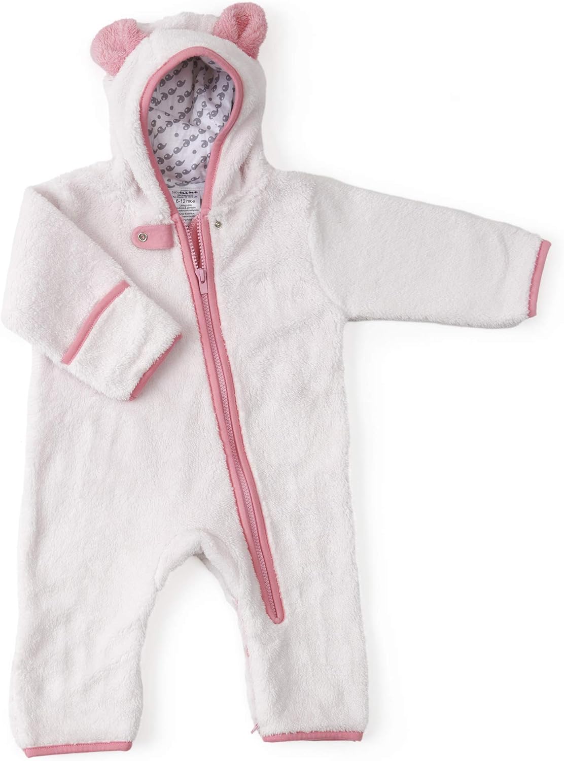 baby deedee Fleece Sherpa Baby Bunting-Warm Newborn Romper Costume, Cozy Infant Outerwear Hooded Kids Bodysuit - Image 4