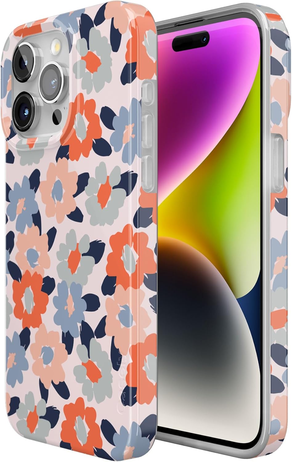 Casely iPhone 14 Pro Max Case | Field of Flowers | Pastel Floral | Compatible with MagSafe | Classic Ultra Slim Design