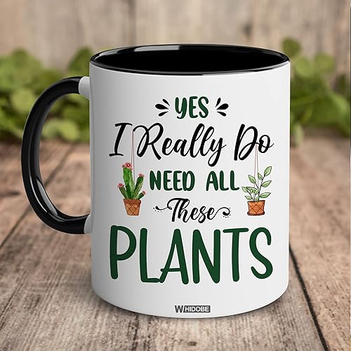 Miniatura 6 de WHIDOBE Regalos para jardineros, taza de jardinería, regalos de jardinería para mujeres, hombres, Yes I Really Do Need All These Plants taza, taza