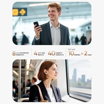 SoundPEATS Clip1 Hi-Res LDAC Open-Ear ENC OWS Bluetooth 5.4 Kablosuz Kulaklık Siyah