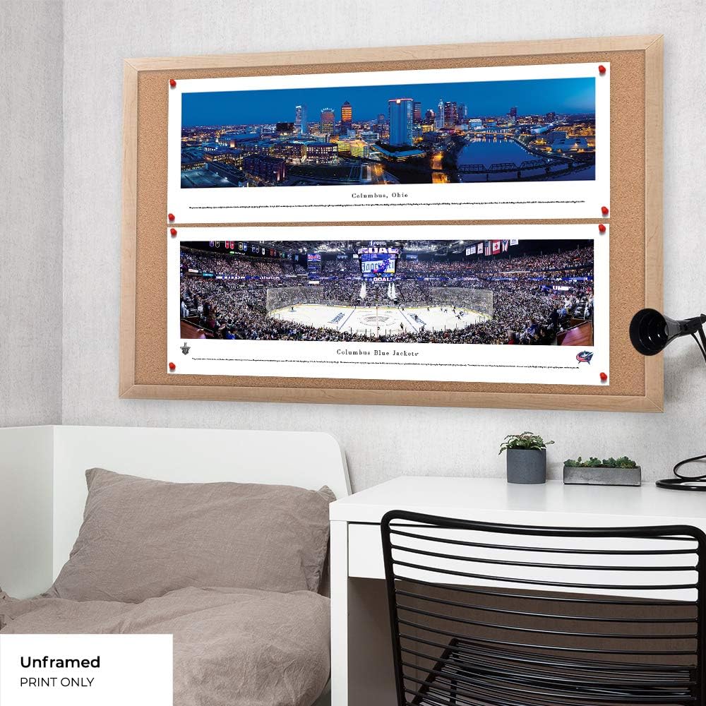 Columbus Blue Jackets Hockey - Panoramic NHL Posters and Framed Pictures by Blakeway Panoramas