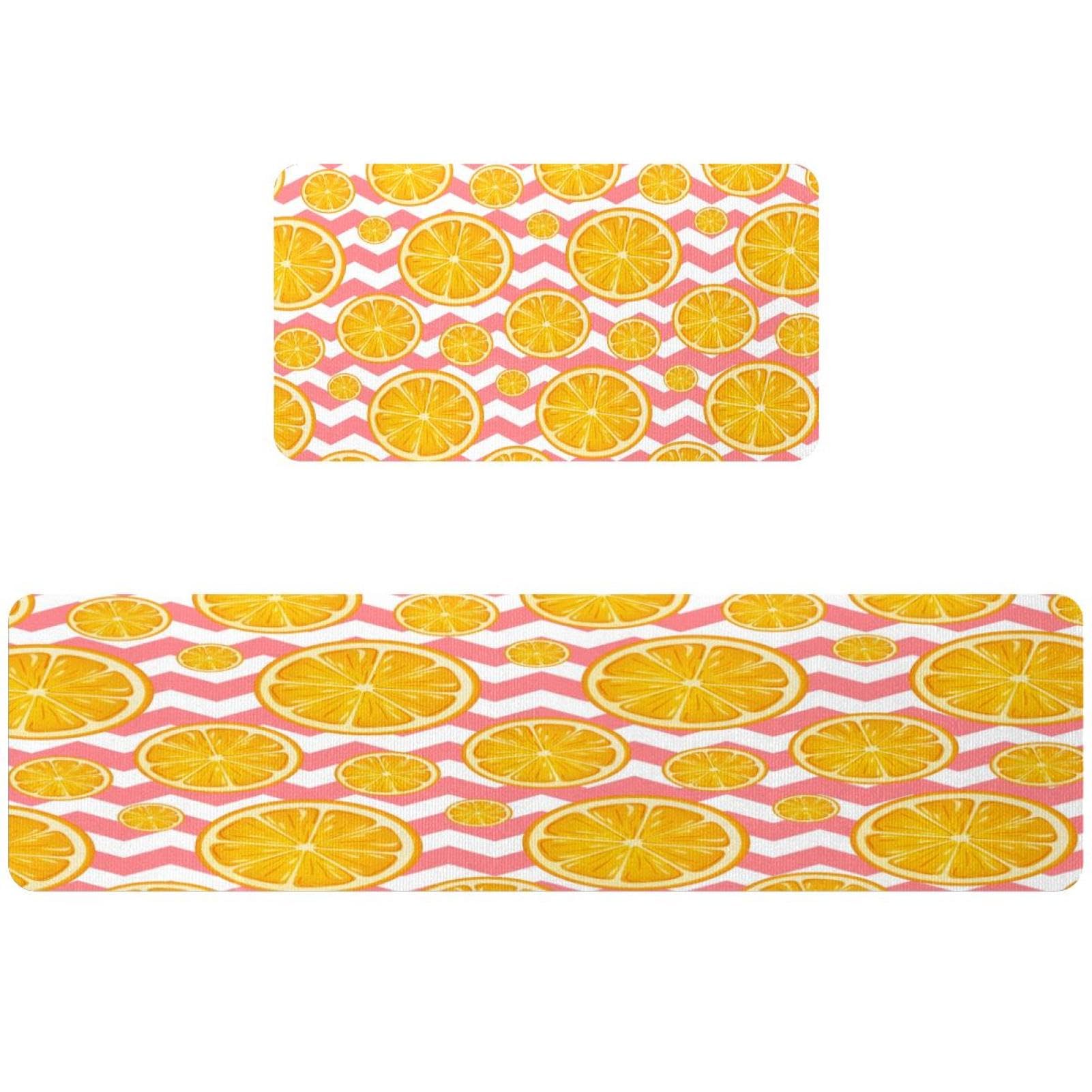 Tapis de cuisine anti-glisse lot de 2 lavable contre les taches de cuisine