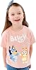 BlueY T-Shirt Bingo Girls' T-Shirt Short Sleeve T-Shirts for Children Girls T-Shirt
