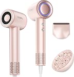 Hair Dryer with Diffuser, CONFU Hair Dryers for Women, Diffuser Hair Dryer High Speed Professional Ionic Blow Dryer for Fast Drying, Hair for Curly Hair for Home Travel
