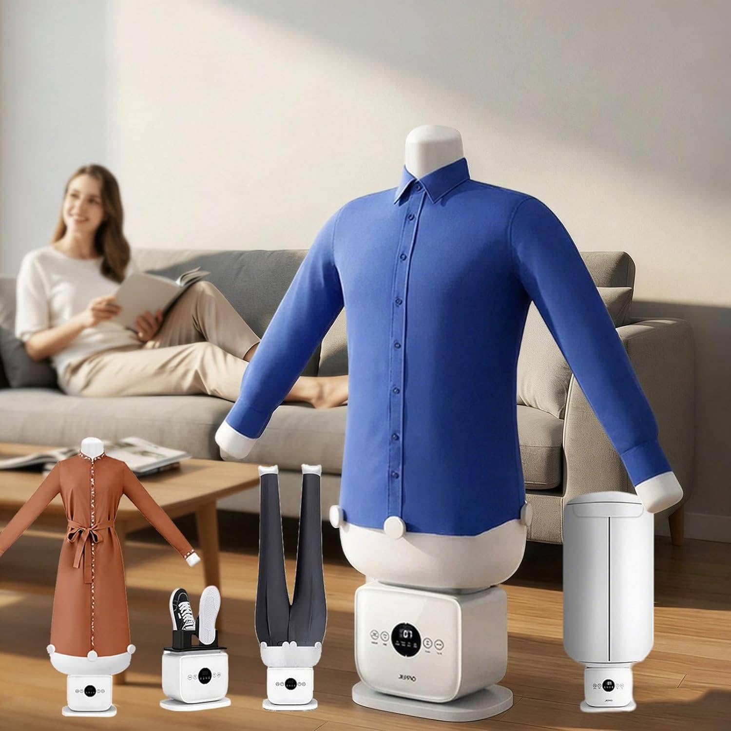 Stiratrice automatica per camicia, asciugatura rapida in 8 minuti, delicata per tutti i tessuti