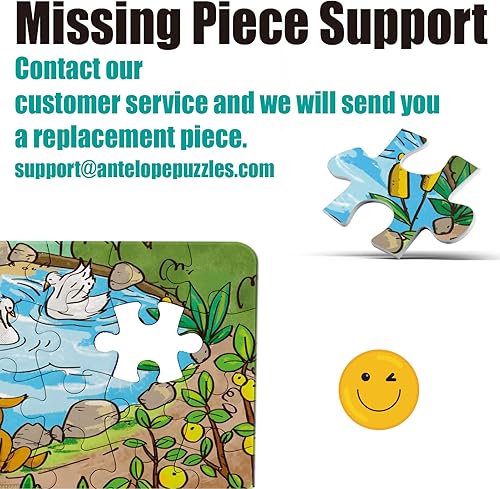 Miniatura 9 de Antelope Paquete de rompecabezas 2 en 1 de 1000 piezas, Dog Park, paquete de rompecabezas de 1000 piezas con castillo de gato, rompecabezas de 1000