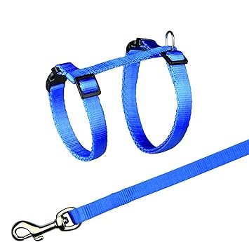 Trixie: - Cat Harness with Leash | Comes with Snap Buckles which Makes it Easier to Use | Strong D-Ring Keeps The Harness and Leash in Place | Also Suitable for Small Dogs