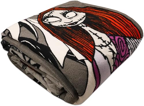 Miniatura 3 de Juego de toallas de playa de Nightmare Before Christmas, paquete con toalla de microfibra Jack Skellington de 40 x 72 pulgadas, más calcomanías