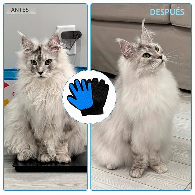 Foto 4 de 7 de Guante de Cepillado para Gatos y Perros con Cerdas de Silicona Suave