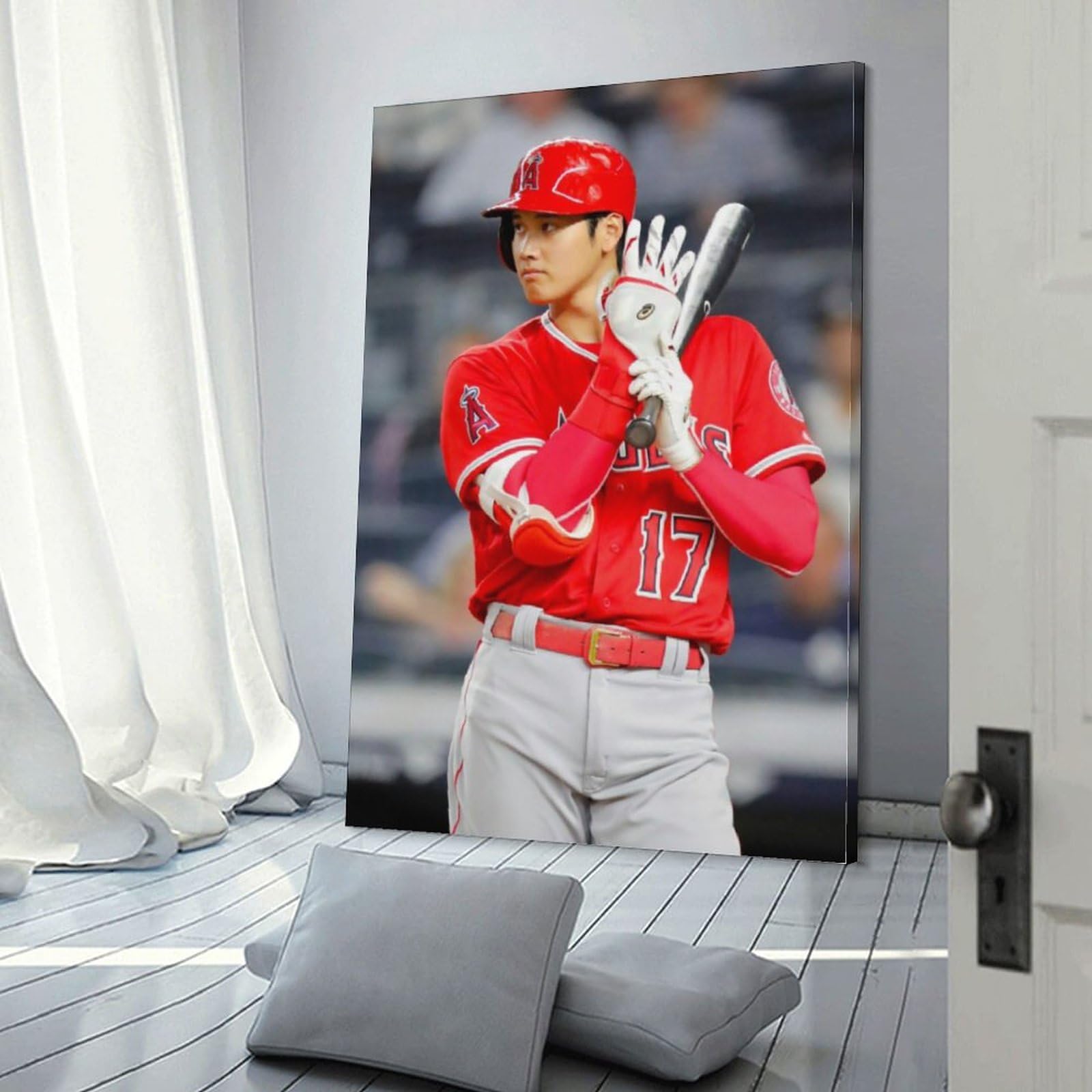 大谷翔平　パネルポスター　写真 大谷翔平の巨大パネルが都内に登場、113枚の写真や動画で偉業