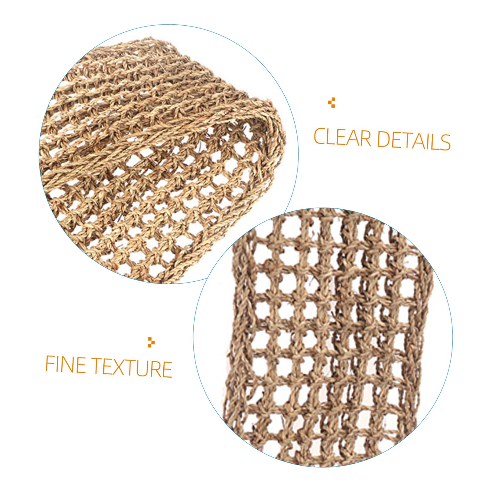 Amaca per Rettili in Alghe Marine 75x18 Cm 2 Pezzi Letti Sospesi per Lucertole e Draghi Barbuti Accessori per Acquari Ampliamento Spazio Vitale Habitat Animali Domestici