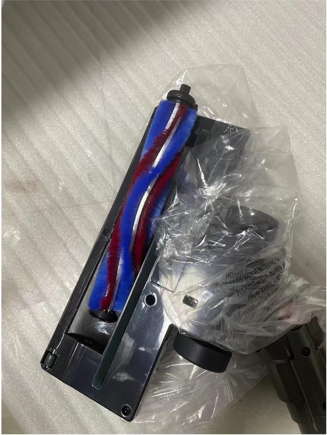 Vacuum Cleaner Parts Full Size LED Motorized Brush Head Compatible for INSE N6/N6S Cordless Vacuum Cleaner LED Motorized Head Brush Vacuum Spare Replacement Hard Floor Brush Head