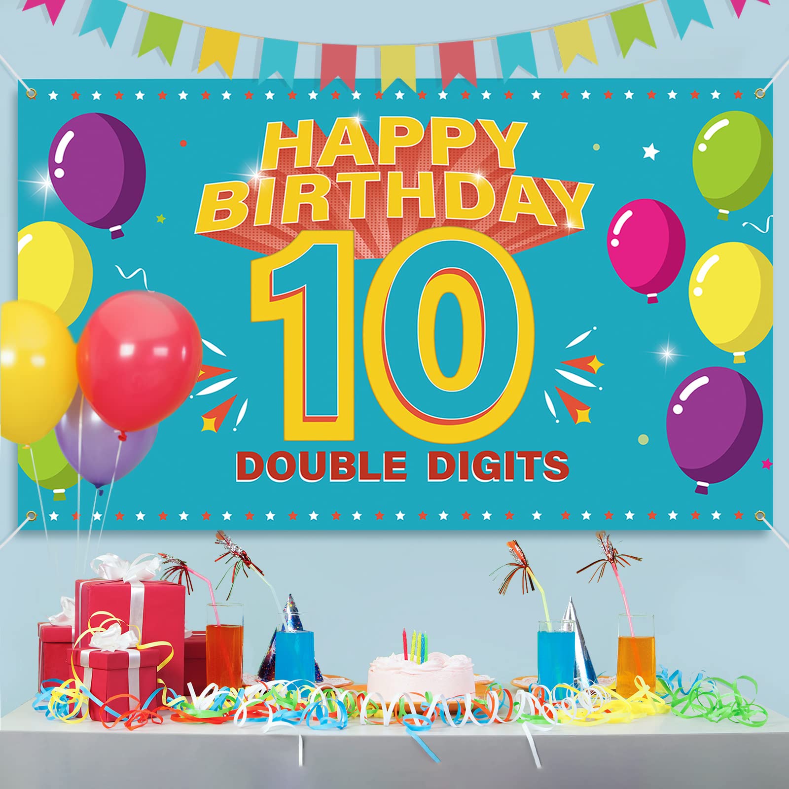 Sinekong Cartel De Chapa Para 18 Cumpleaños De Niño, Nivel 18 Unloqued, Decoración De Cumpleaños De