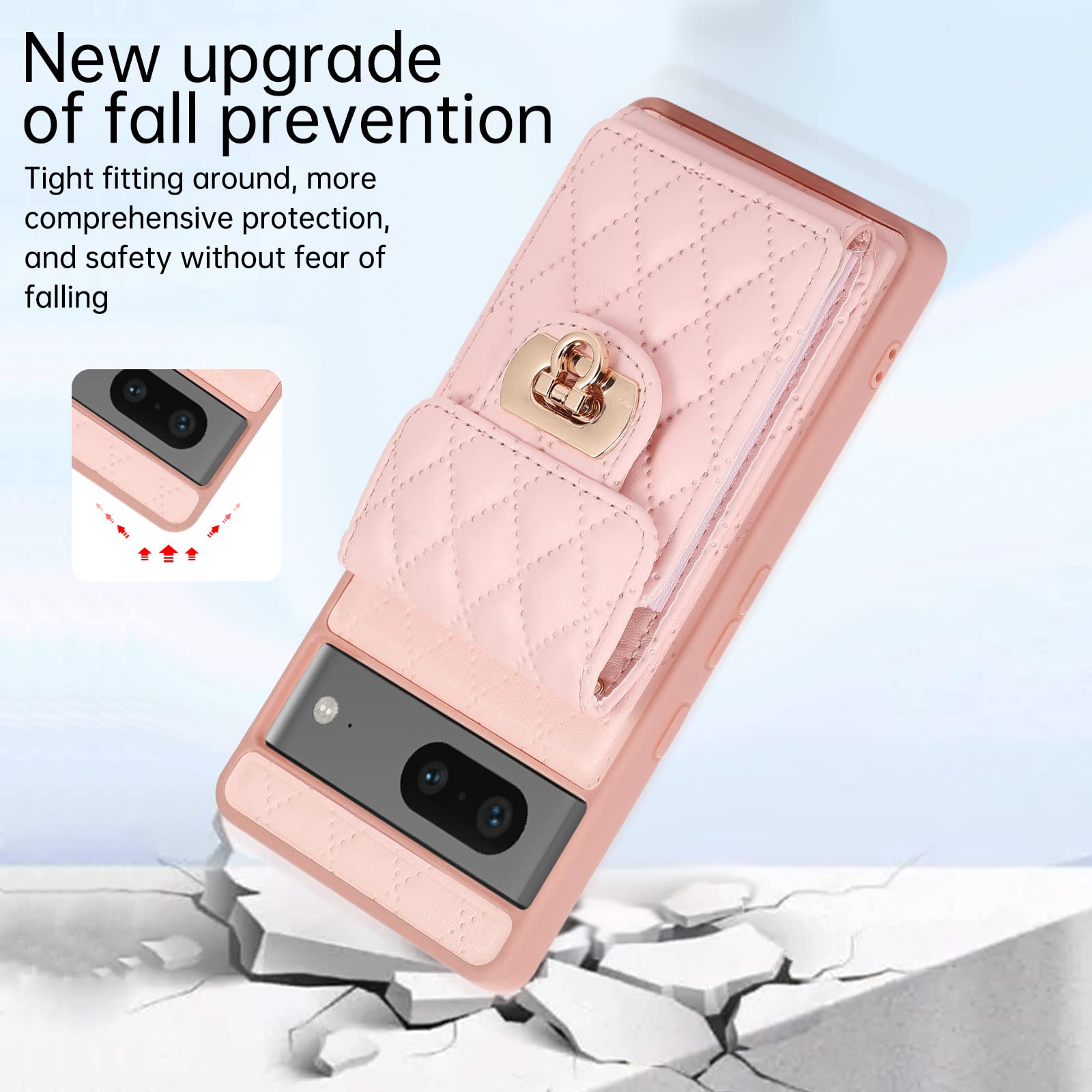 Funda Androgate Diseñada Para Google Pixel 7a Con Pantalla H | Meses